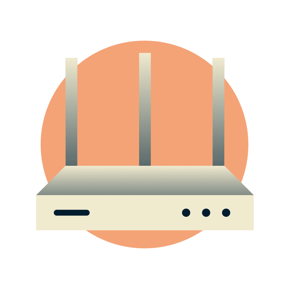 VPN-aktiveret router til Chromecast.